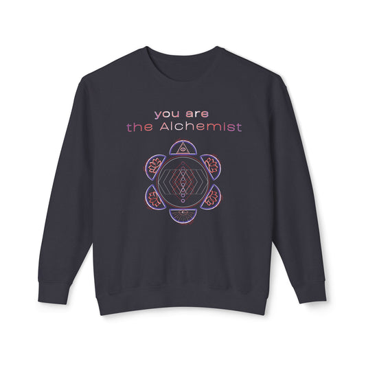 The Alchemist sweatshirt | Spiritual black outfit 100% cotton