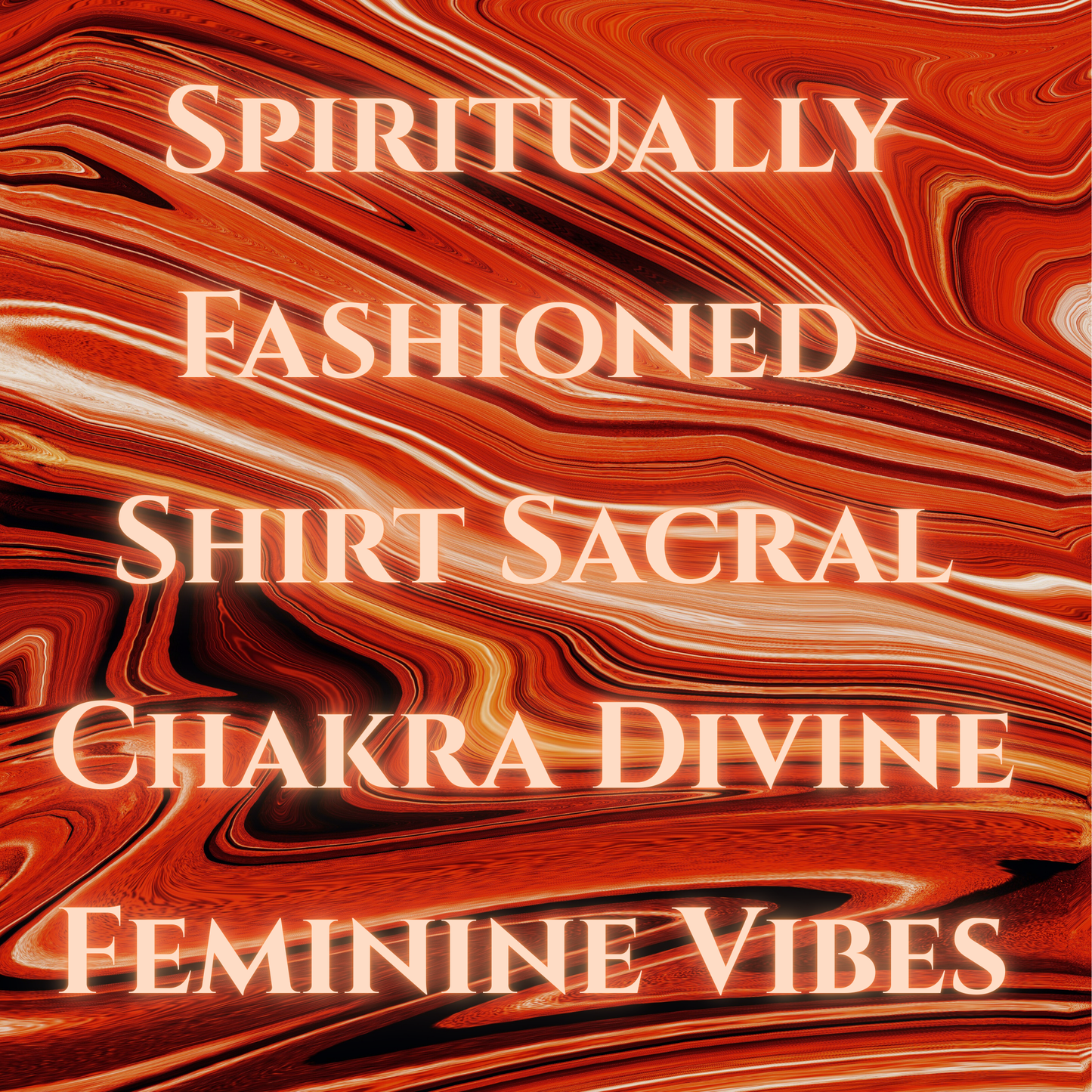Sacral Transformation Tee : Chakra Shirt Spiritually Designed Unisex