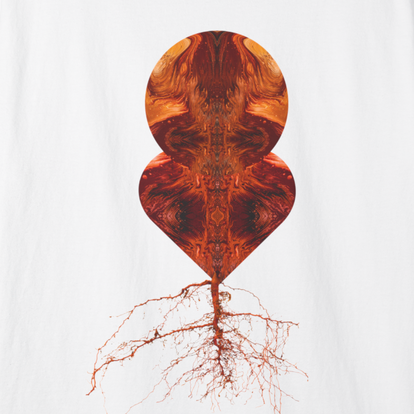 Sacral Transformation Tee : Chakra Shirt Spiritually Designed Unisex