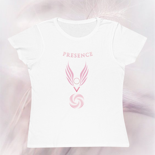 530Hz T-shirt : Presence Symbol T-shirt Organic Cotton spiritually designed