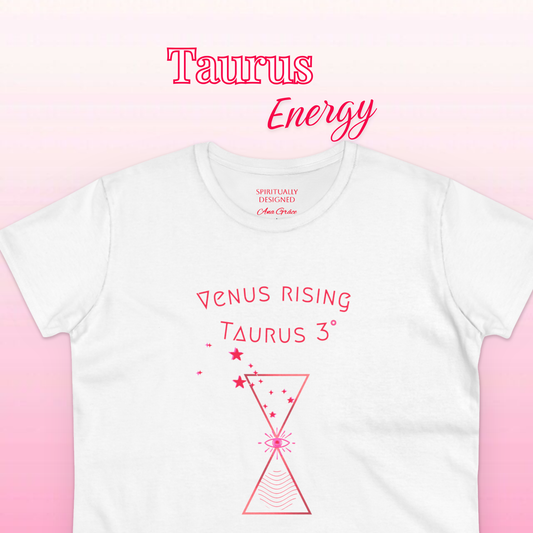 Venus Rising Taurus printed Tee | Astrology Shirt | Self Love Gift