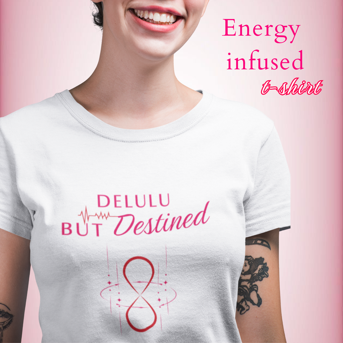 Delulu But Destined t-shirt | Energy infused tee