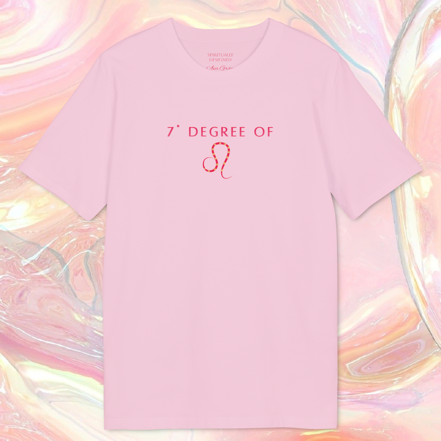 Seven degree of Leo sign  t-shirt |Astrology tee| organic cotton