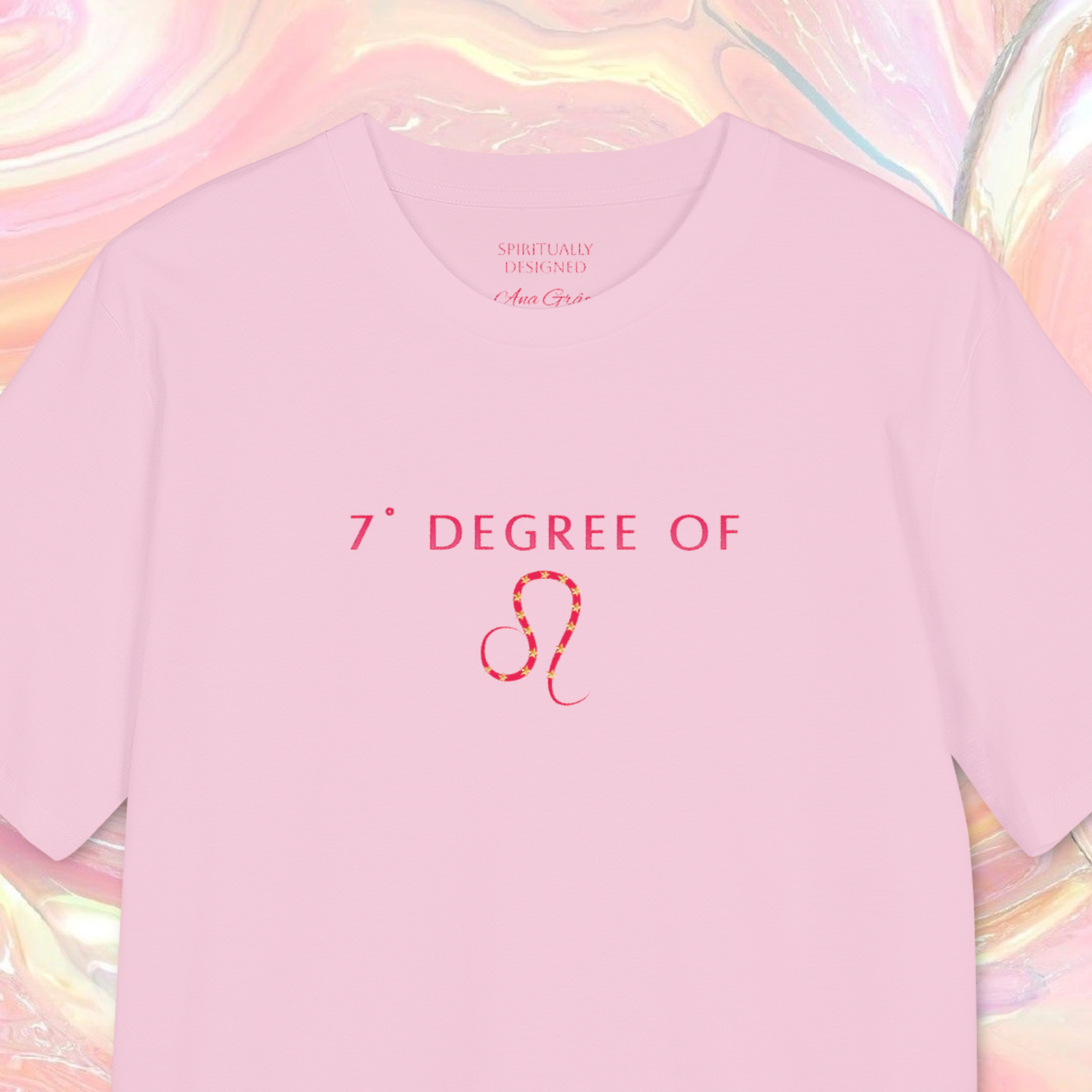 Seven degree of Leo sign  t-shirt |Astrology tee| organic cotton