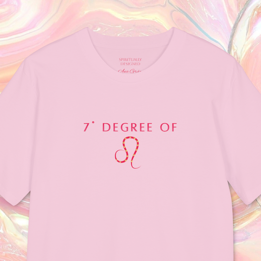 Seven degree of Leo sign  t-shirt |Astrology tee| organic cotton