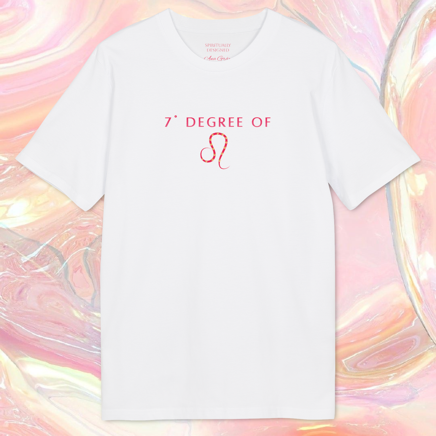 Seven degree of Leo sign  t-shirt |Astrology tee| organic cotton