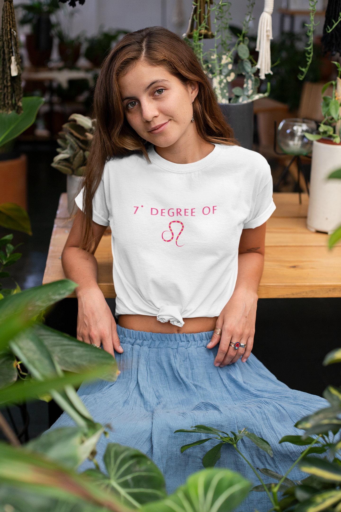 Seven degree of Leo sign  t-shirt |Astrology tee| organic cotton