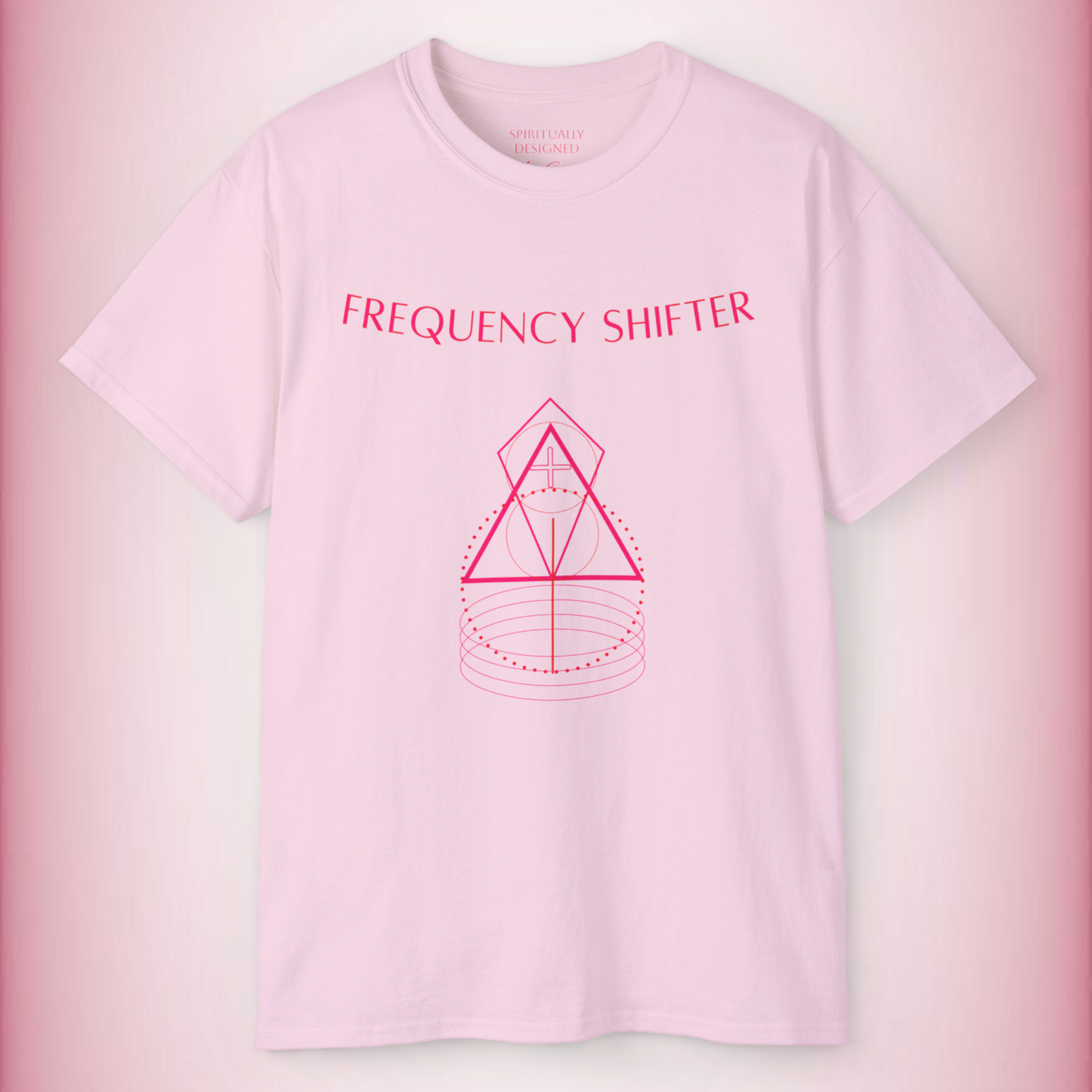 Frequency Shifter Tee | Spiritual Warrior t-shirt | Red graphic