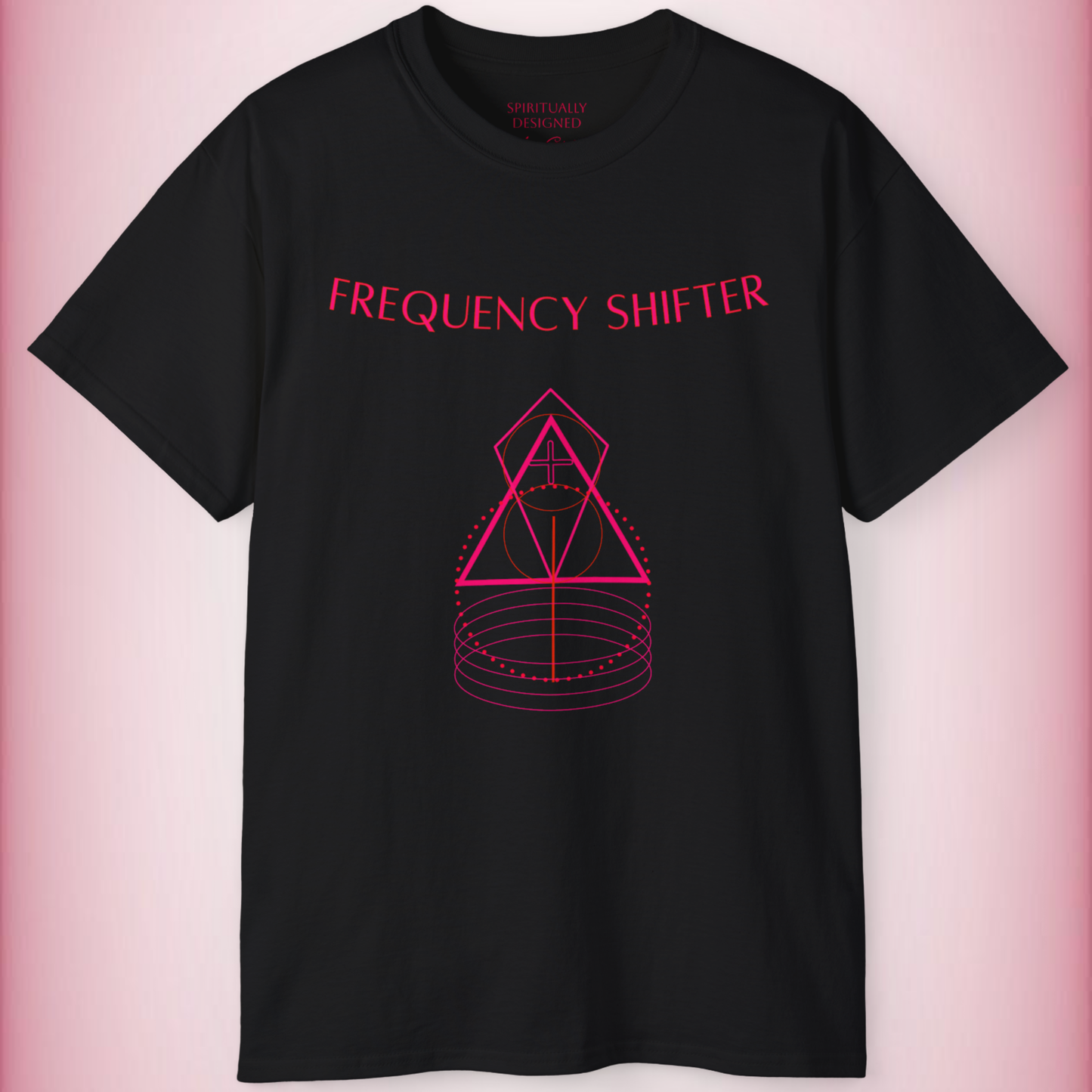 Frequency Shifter Tee | Spiritual Warrior t-shirt | Red graphic