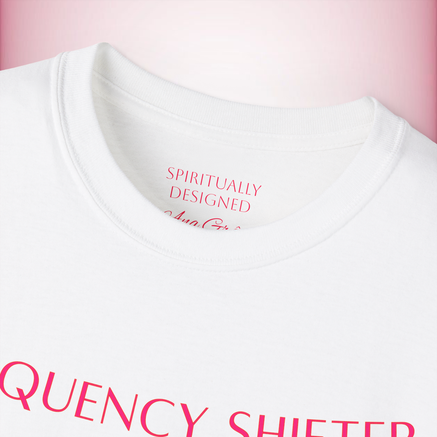 Frequency Shifter Tee | Spiritual Warrior t-shirt | Red graphic