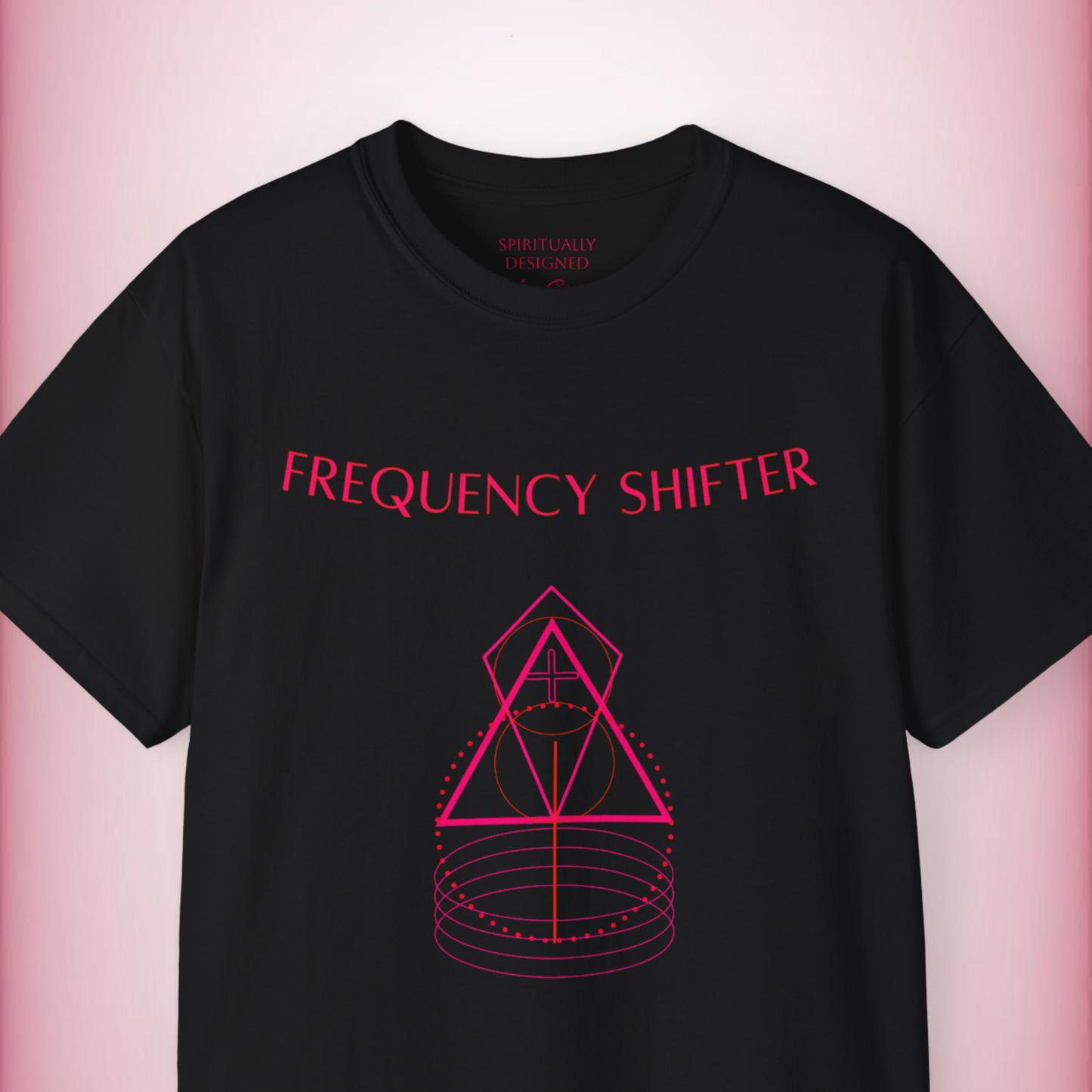Frequency Shifter Tee | Spiritual Warrior t-shirt | Red graphic