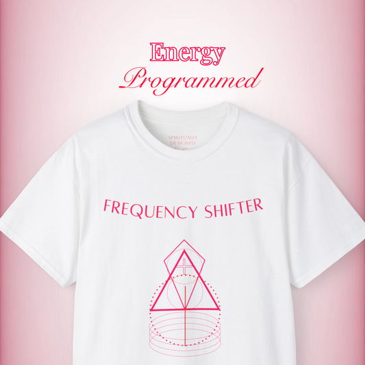 Frequency Shifter Tee | Spiritual Warrior t-shirt | Red graphic