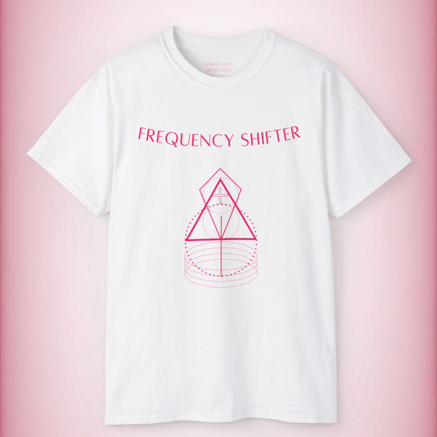 Frequency Shifter Tee | Spiritual Warrior t-shirt | Red graphic