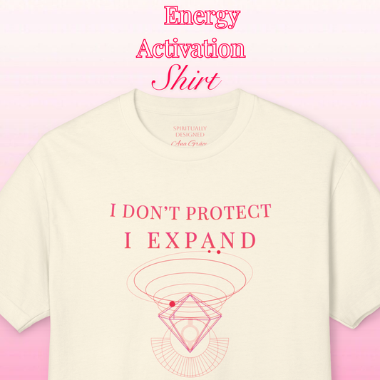 Protect my energy graphic t-shirt | High Vibrational garment | Spiritual symbol Tee