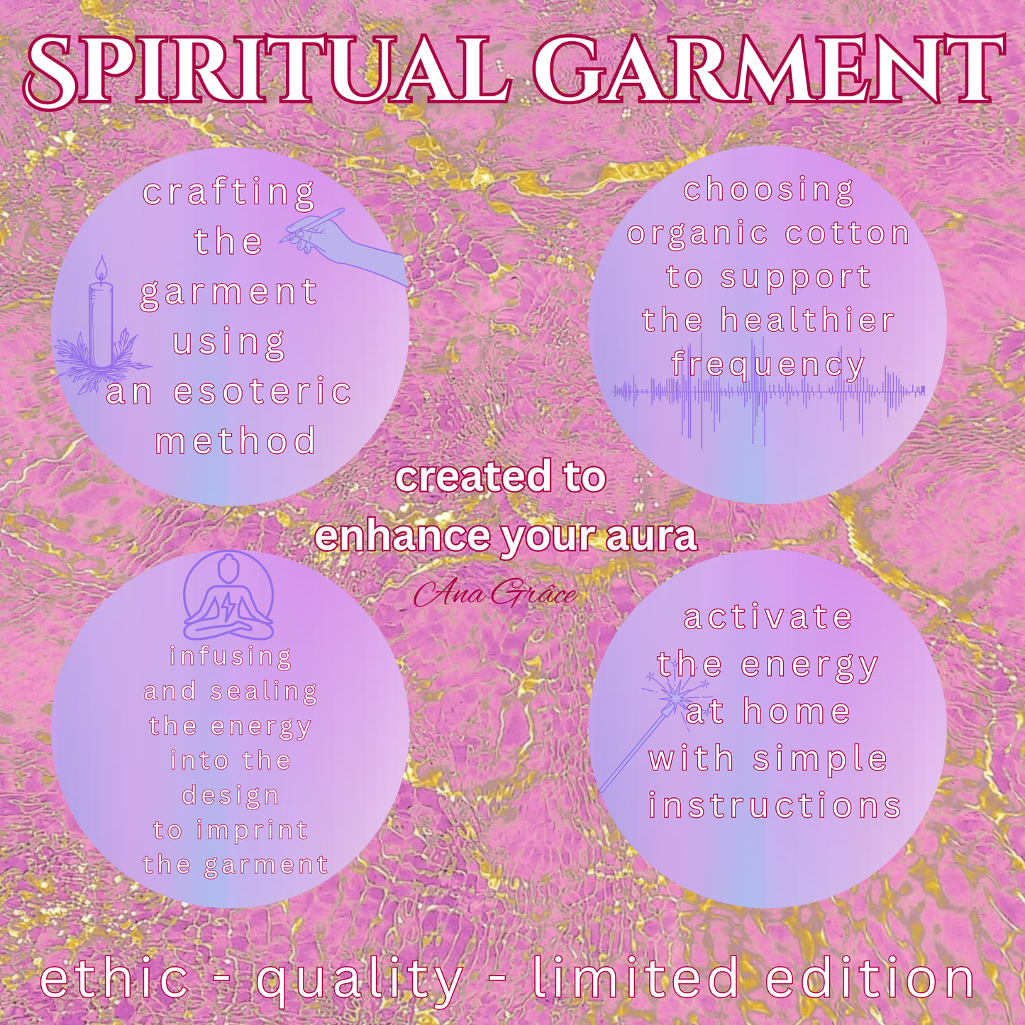 Christic Energy infused t-shirt | Sustainable Fashion | Gender neutral